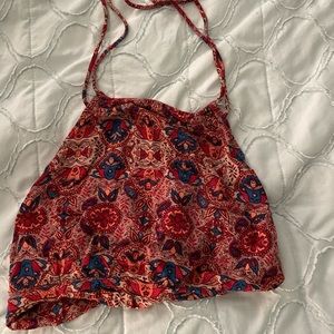 Small pacsun halter top open back pattern
